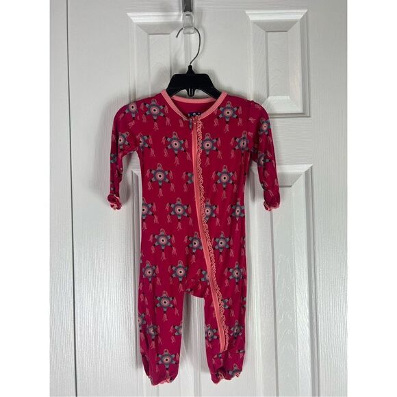 Kickee Girls Romper Size 3/6m - Picture 1 of 3